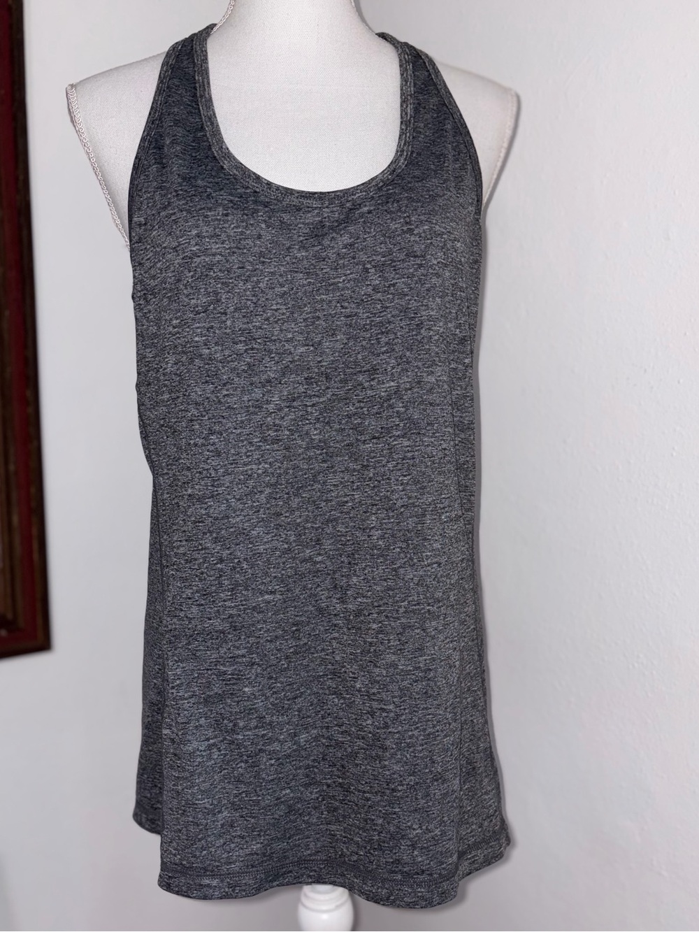 Women’s Charcoal Racerback Tank Top - Versatile Everyday Layer